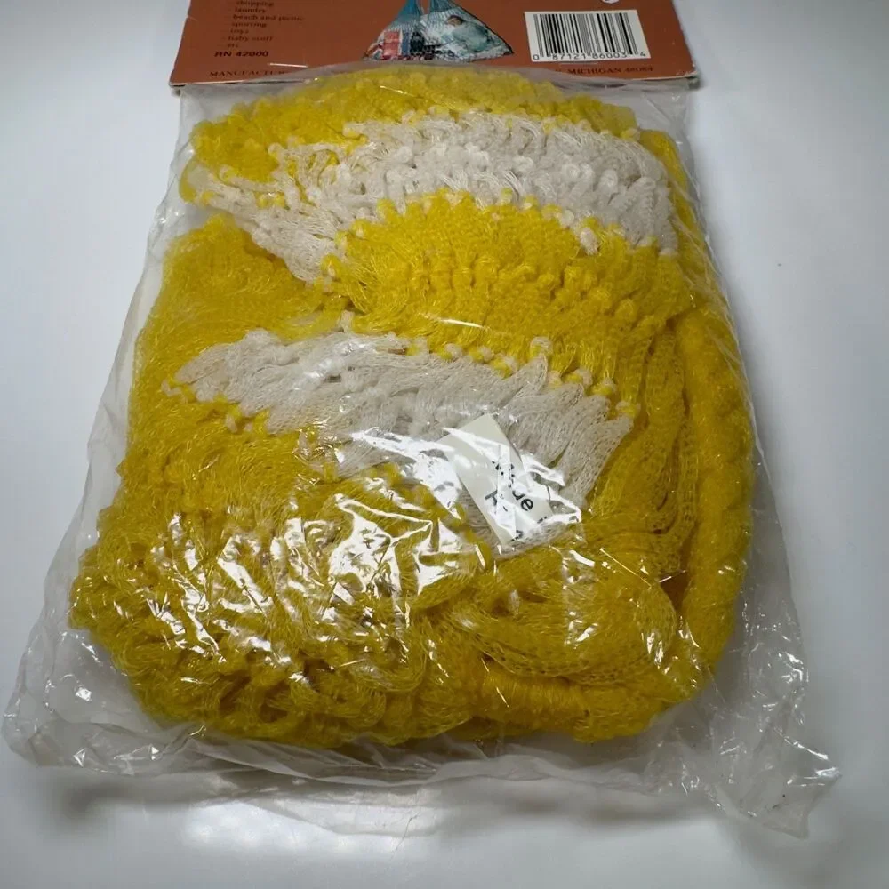 Vintage Kmart Polyethylene String Multi-Purpose Net Tote Bag NOS Movie Prop NEW